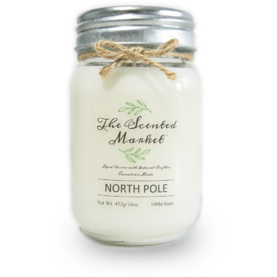 The Scented Market Soy Wax Candle North Pole