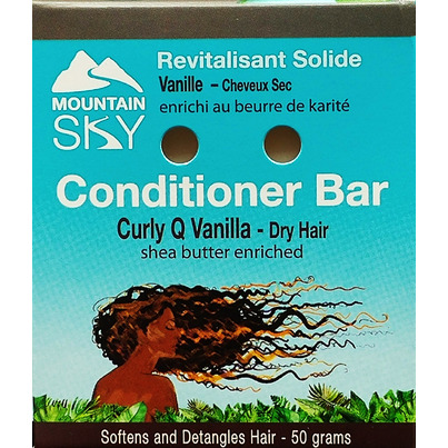 Mountain Sky Curly Q Vanilla Conditioner Bar