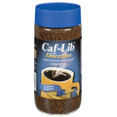 Caf-Lib Dark Roast Grain Coffee Alternative With Chicory