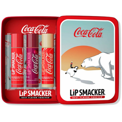 Lip Smacker Holiday Lip Tin Trio Coca Cola