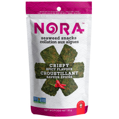 Nora Seaweed Snacks Crispy Seaweed Spicy