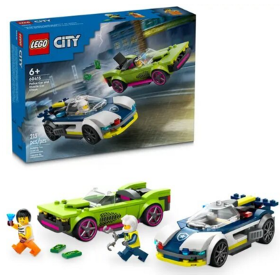 LEGO City Police Car And Muscle Car Chase