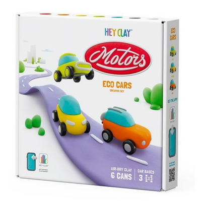 Hey Clay Motors Eco Cars Clay Set