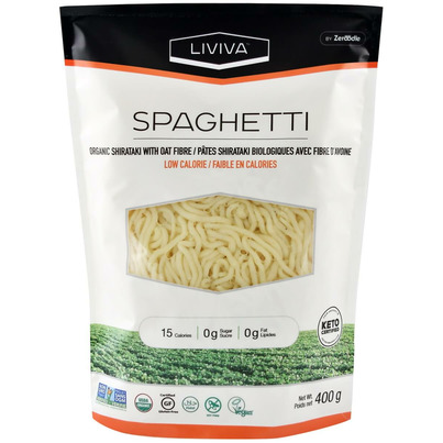 Liviva Organic Shirataki Pasta Spaghetti With Oat Fibre