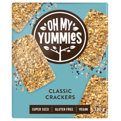 Oh My Yummies Superfood Crackers Classic
