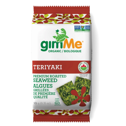 GimMe Organic Roasted Teriyaki Seaweed