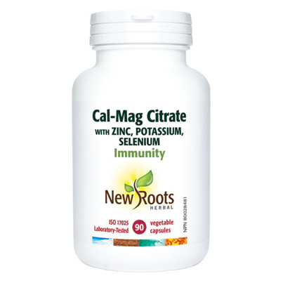 New Roots Herbal Cal-Mag Citrate With Zinc, Potassium, Selenium