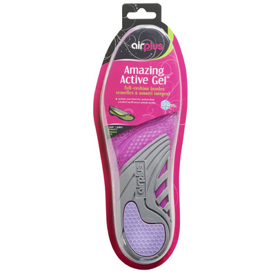 Airplus Amazing Active Gel Insoles Womens Size 5-11
