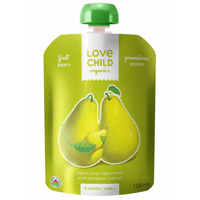 Love Child Organics First Tastes Baby Food Pouch Pears