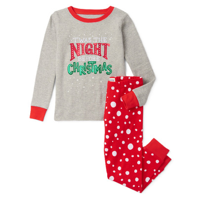 Little Blue House By Hatley Kids Pj's Set The Christmas Type Night