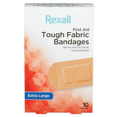 Rexall Tough Fabric Bandages Extra Large