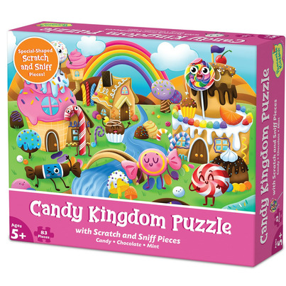 Peaceable Kingdom Candy Kingdom Scratch And Sniff Puzzle
