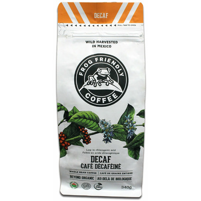 Frog Friendly Coffee Decaf Roast Whole Bean Coffee