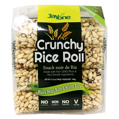 Jayone Foods Crunchy Rice Roll Black Rice