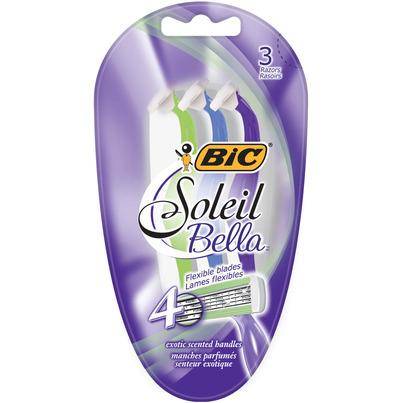 BIC Soleil Bella Razors With Exotic Scented Handles