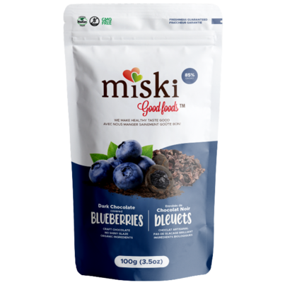 Miski Good Foods Dark Chocolate Covered Blueberries