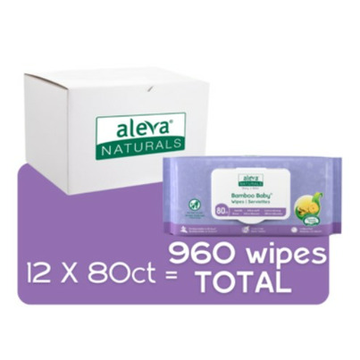 Aleva Naturals Bamboo Baby Wipes Mega Pack