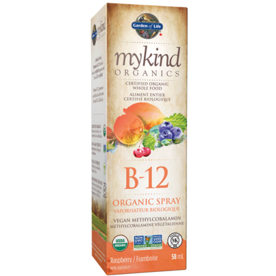 Garden Of Life MyKind Organics Vitamin B-12 Organic Raspberry Spray