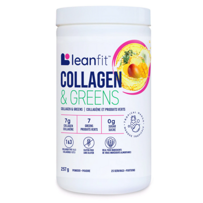 LeanFit Collagen & Greens Tropical Mango