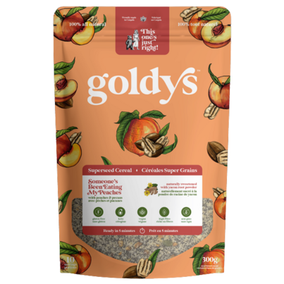 Goldys Superseed Cereal With Peaches & Pecans