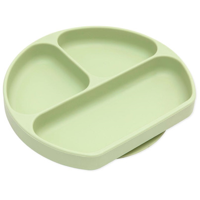 Bumkins Silicone Grip Dish Sage