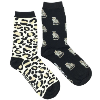 Friday Sock Co. Women's Socks Leopard & Leopard Spots