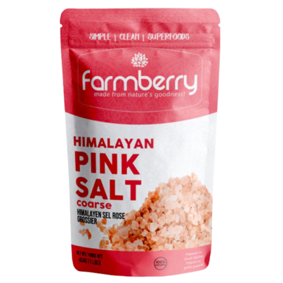 Farmberry Himalayan Pink Salt Coarse