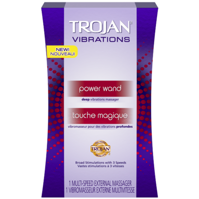Trojan Power Wand Multi-Speed Massager With Deep Vibrations