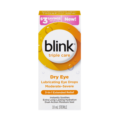 Blink Triple Care Dry Eye Lubricating Eye Drops