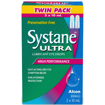 Systane Ultra Preservative-Free Eye Drops Twin Pack