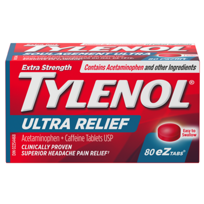 Tylenol Ultra Relief Tough On Headaches EZ Tabs