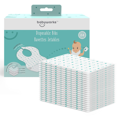 Babyworks Disposable Bibs Value Pack