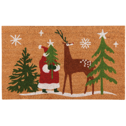 Now Designs Doormat Santa's Reindeer