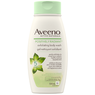 Aveeno Positively Radiant Exfoliating Body Wash