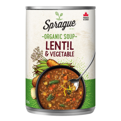 Sprague Organic Lentil And Vegetable Soup