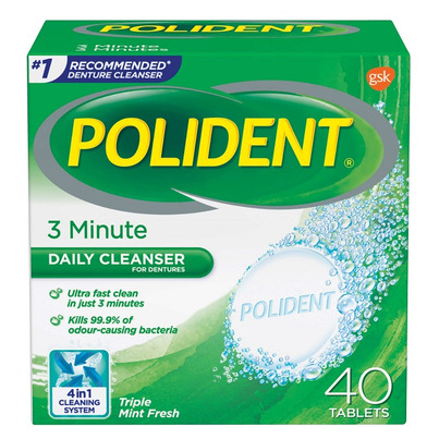 Polident 3 Minute Daily Denture Cleanser