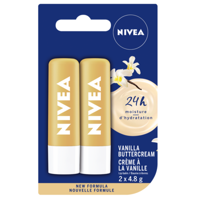 Nivea Vanilla Buttercream Lip Balm Sticks