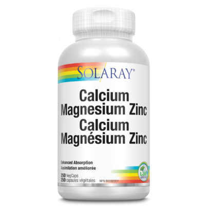 Solaray Calcium Magnesium Zinc