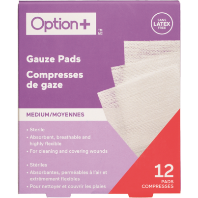 Option+ Gauze Pads Medium