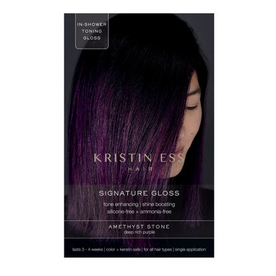 Kristin Ess Signature Hair Gloss Amethyst Stone Deep Rich Purple