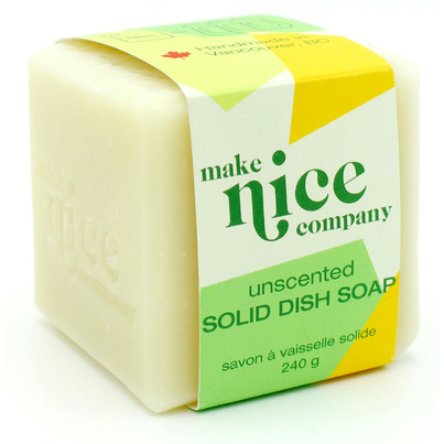 Make Nice Company Unscented Solid Dish Soap