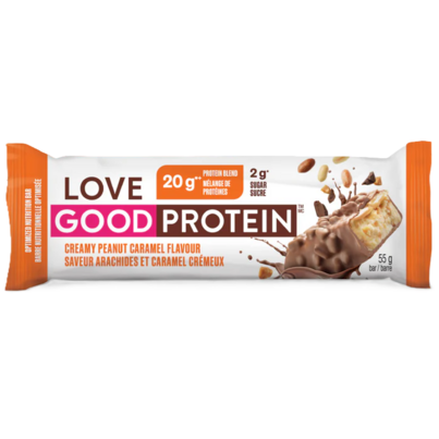 Love Good Fats Protein Bar Creamy Peanut Caramel