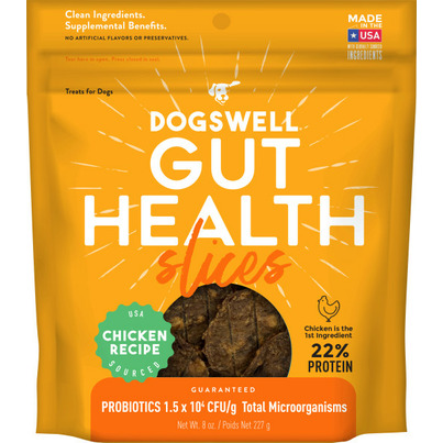 Dogswell Gut Health Dog Treats Chicken Slices