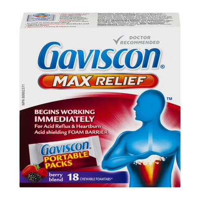 Gaviscon Maxrelief Chewable Tablets Berry
