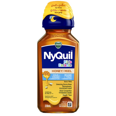 Vicks NyQuil Kids Cough & Cold Syrup Honey