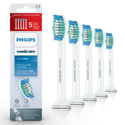 Philips Sonicare SimplyClean 5-pack Brush Heads