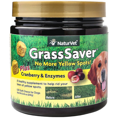 Naturvet GrassSaver Plus Cranberry & Enzymes Soft Chews
