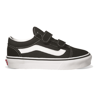 Vans Kids Old Skool V Shoes Black And True White