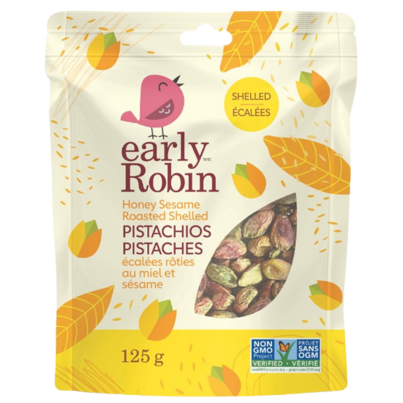 Early Robin Honey Sesame Shelled Pistachios