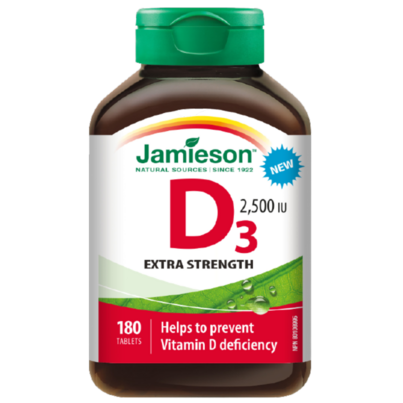 Jamieson Vitamin D3 2500 IU